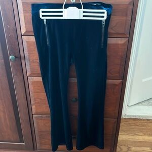 Blank NYC Blue Velvet Pull On Leggings, Size 27/4